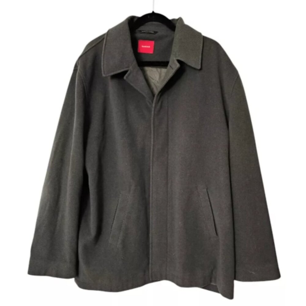 Sarar Nordstrom Size‎ XL Wool Cashmere Realxed Coat Jacket Men's Style NEXT-FF